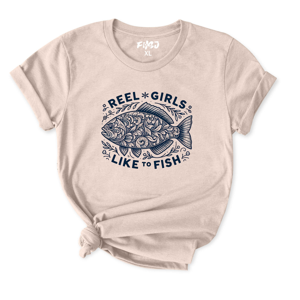 Reel Girls Fish T-Shirt for Women