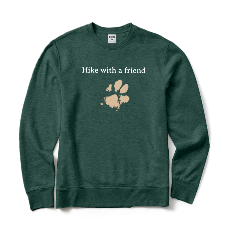 Hiking with Dogs Crewneck Sweatshirt