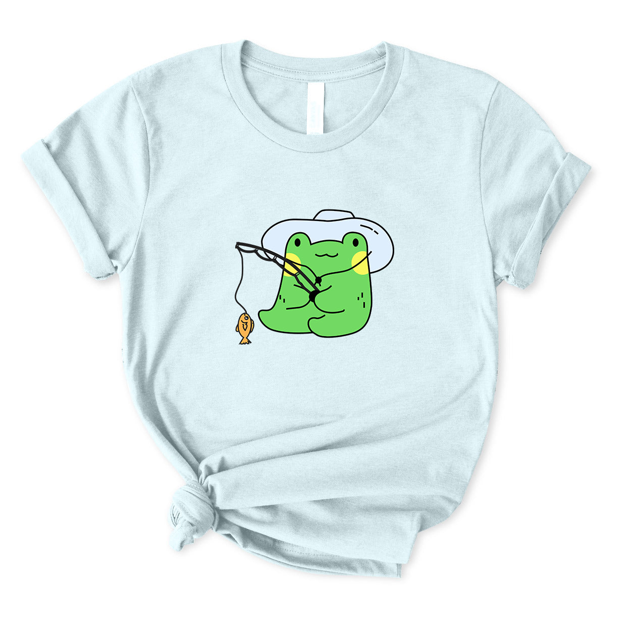 Frog Fishing T-Shirt for women