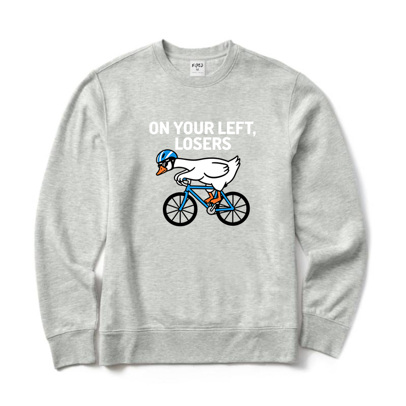 On Your Left Losers Cycling Crewneck Sweatshirt