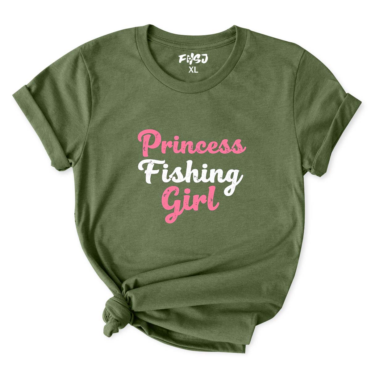 Princess Fishing Girl T-Shirt for Women