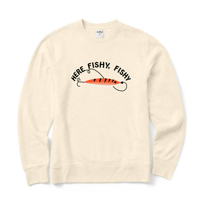 Here Fishy Fishy Crewneck Sweatshirt
