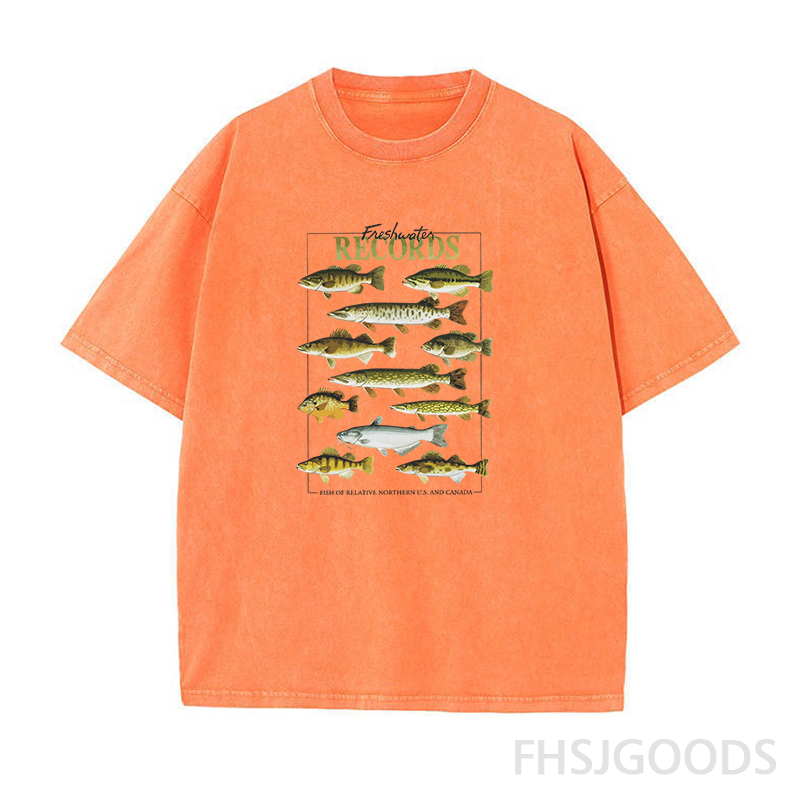 Freshwater Records Unisex Distressed T-Shirt