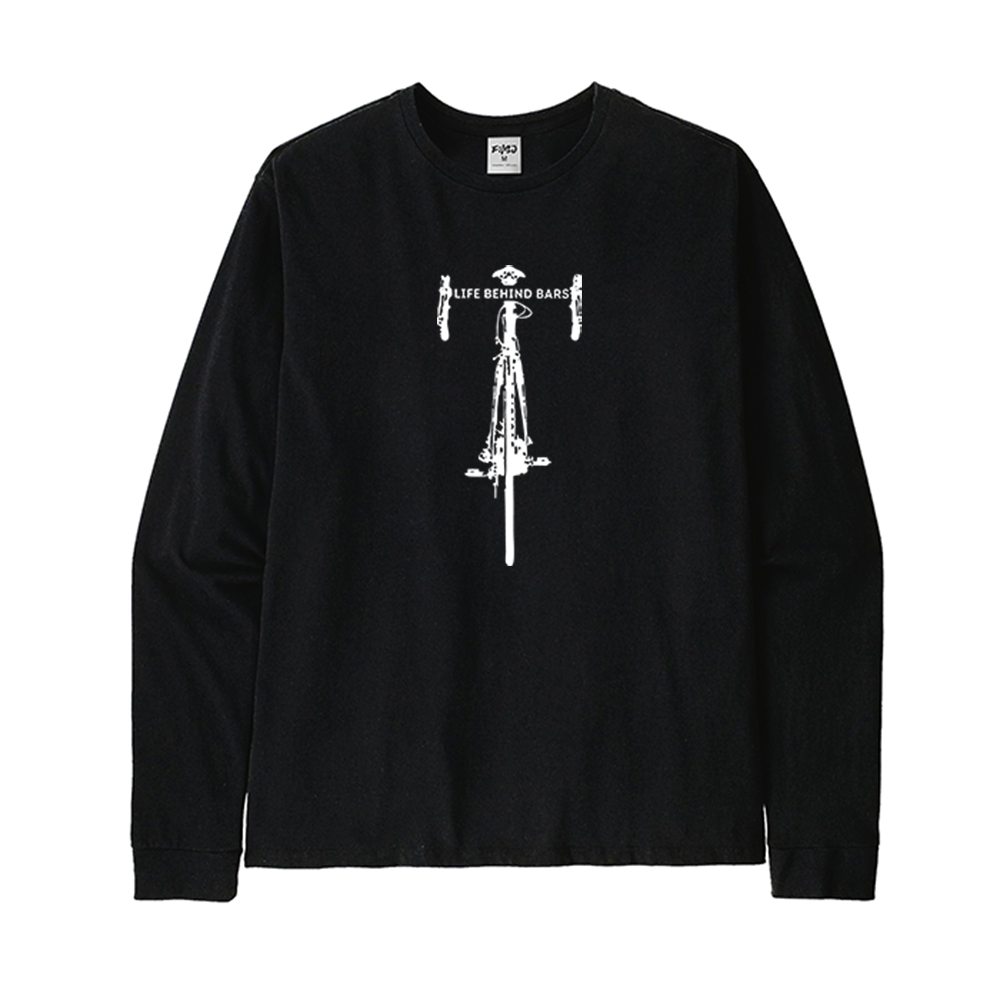 Funny Cyclist Life Behind Bars Long Sleeve T-Shirt