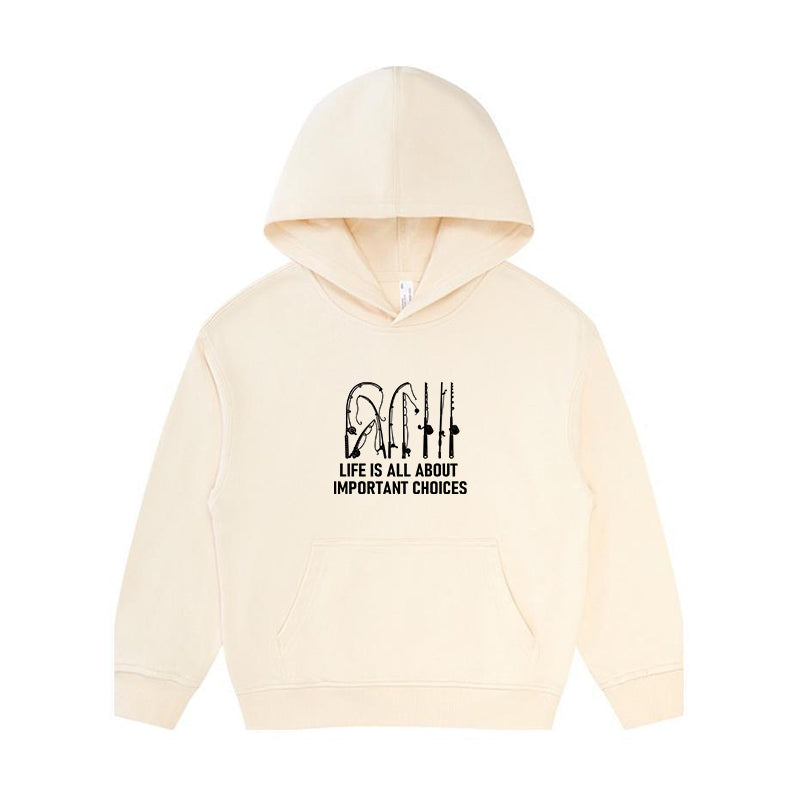 Life Is All About Important Choices Kid's Hoodie