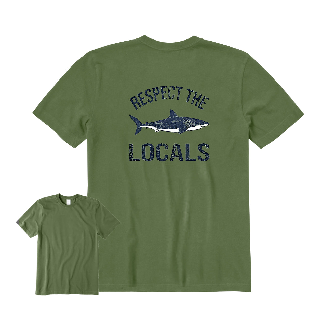 Respect The Locals Back Graphic T-Shirt