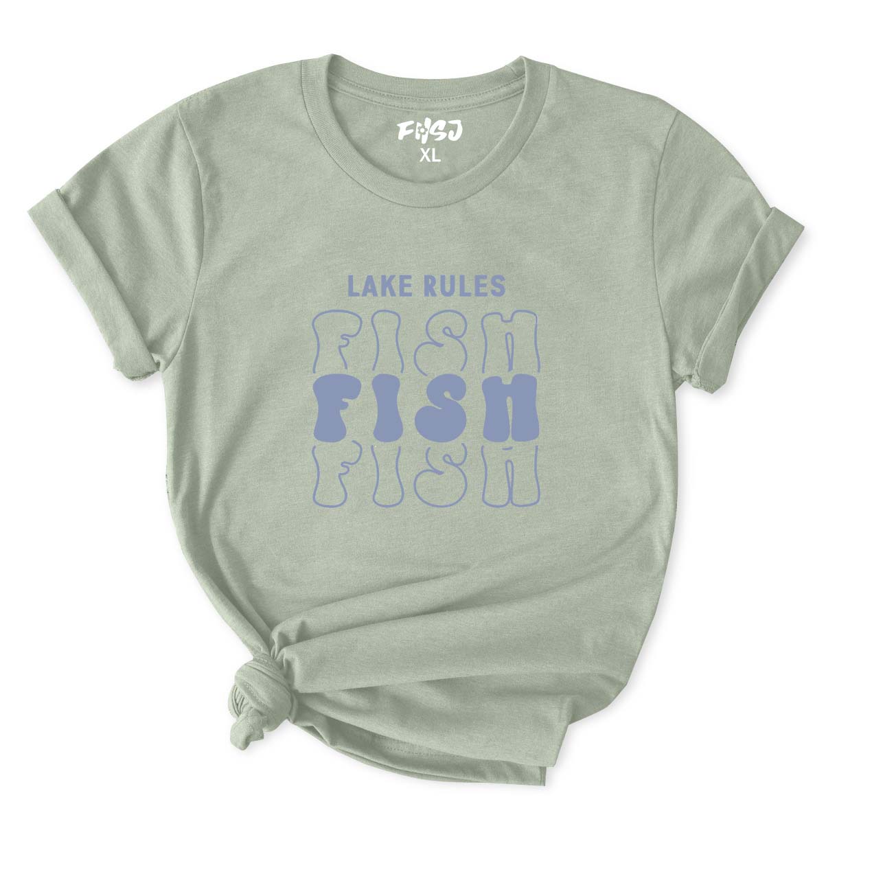 Lake Rules Fish T-Shirt for Women