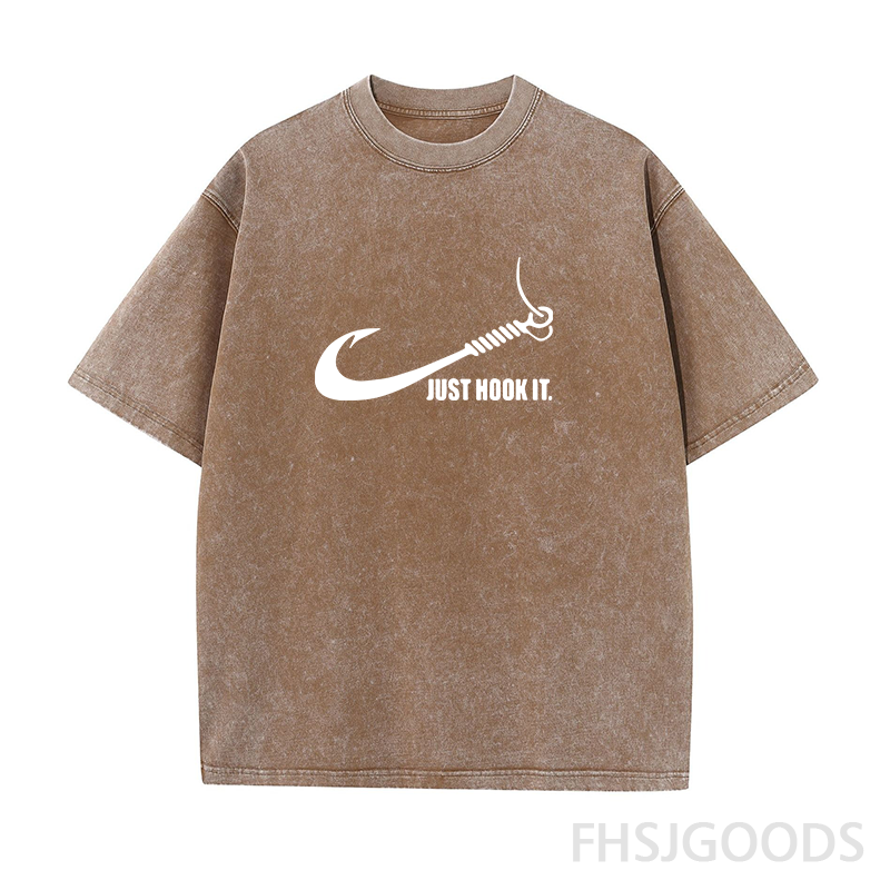 Just Hook It Unisex Distressed T-Shirt
