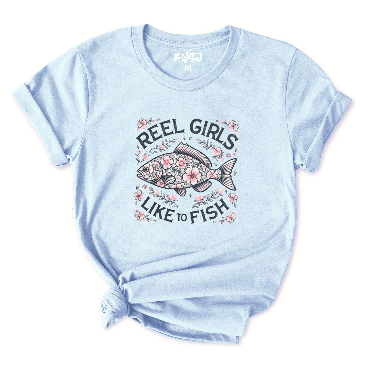 Reel Girls Like To Fish T-Shirt for Women