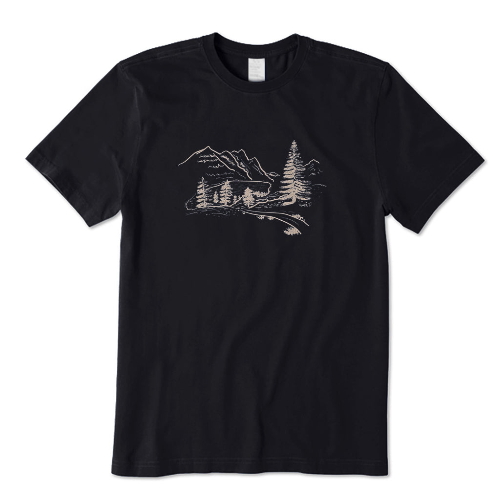 Retro Natural Scenery T-Shirt