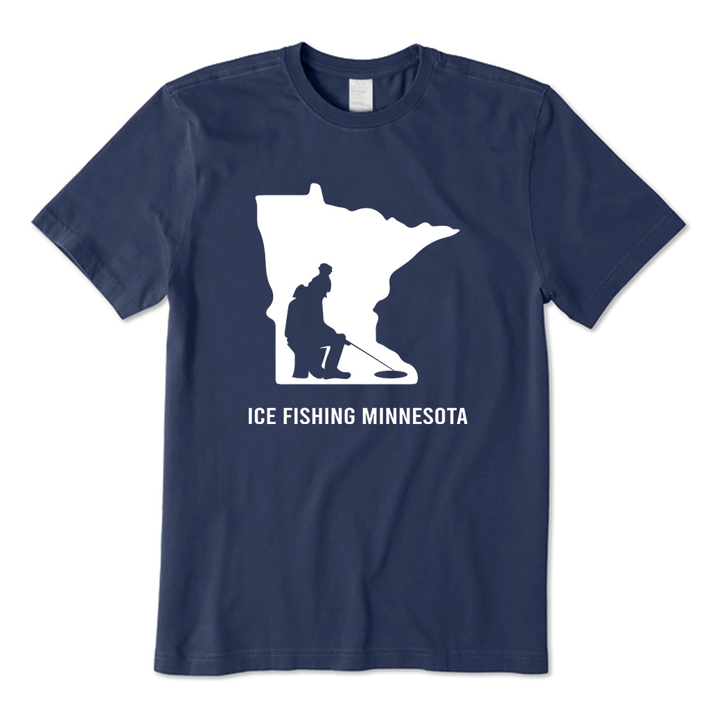Ice fishing Minnesota T-Shirt