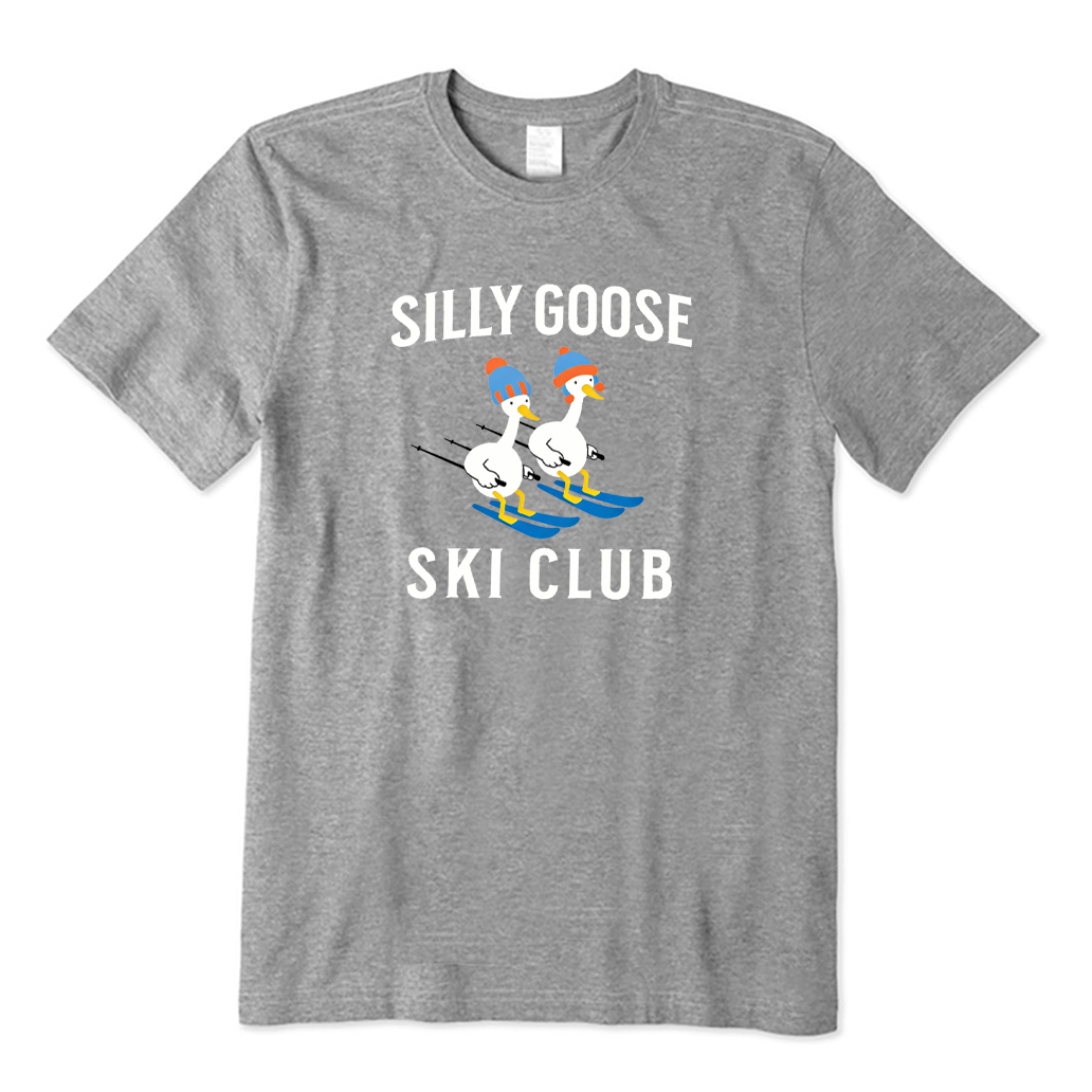 Silly Goose Ski Club Skiing T-shirt