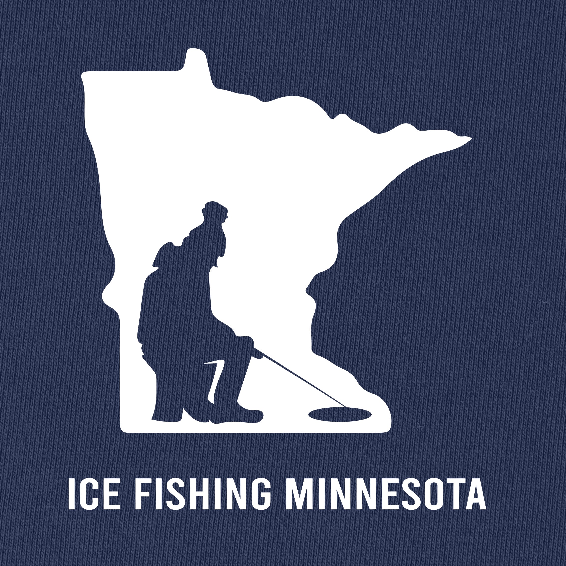Ice fishing Minnesota T-Shirt