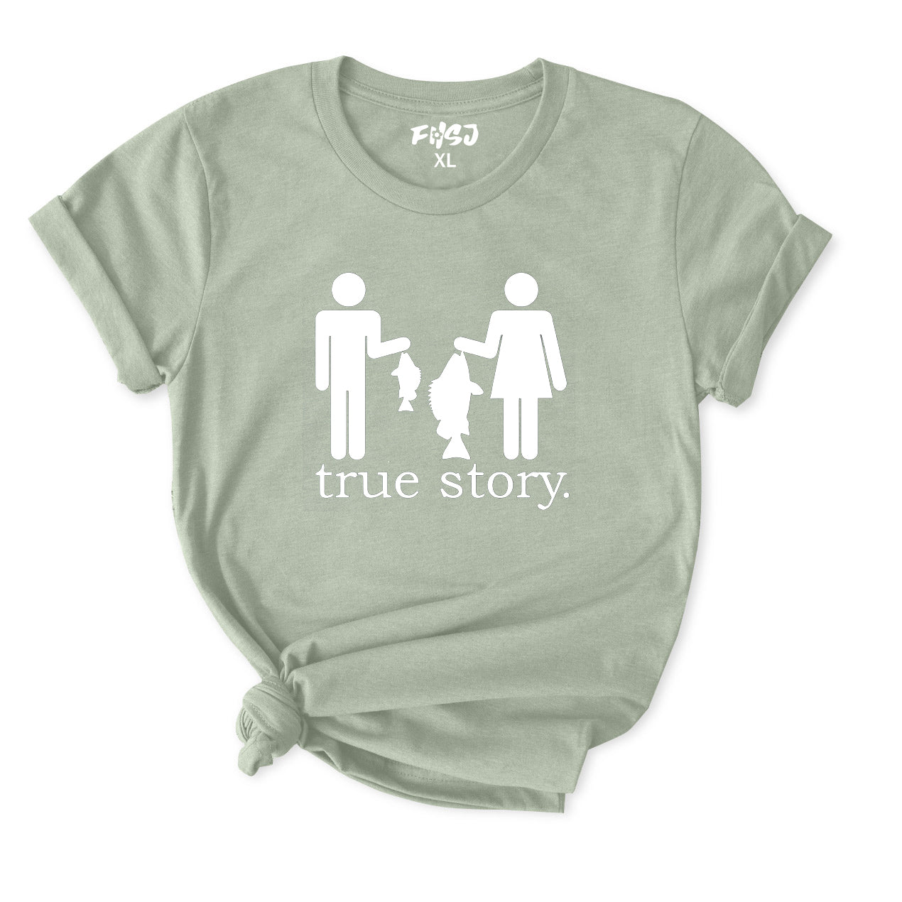 True Story Fishing T-Shirt for Women