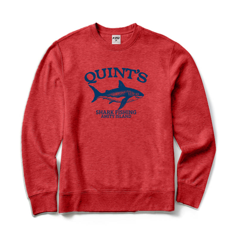 Quint's Shark Fishing Crewneck Sweatshirt