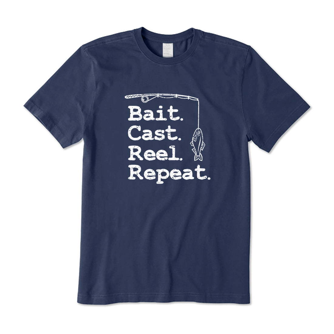 Bait Cast Reel Repeat Fishing T-Shirt