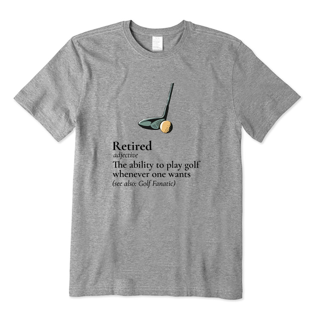 Funny Retirement Golf T-shirt