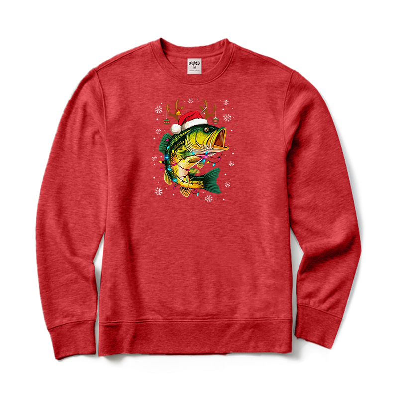 Merry Fishmas Crewneck Sweatshirt