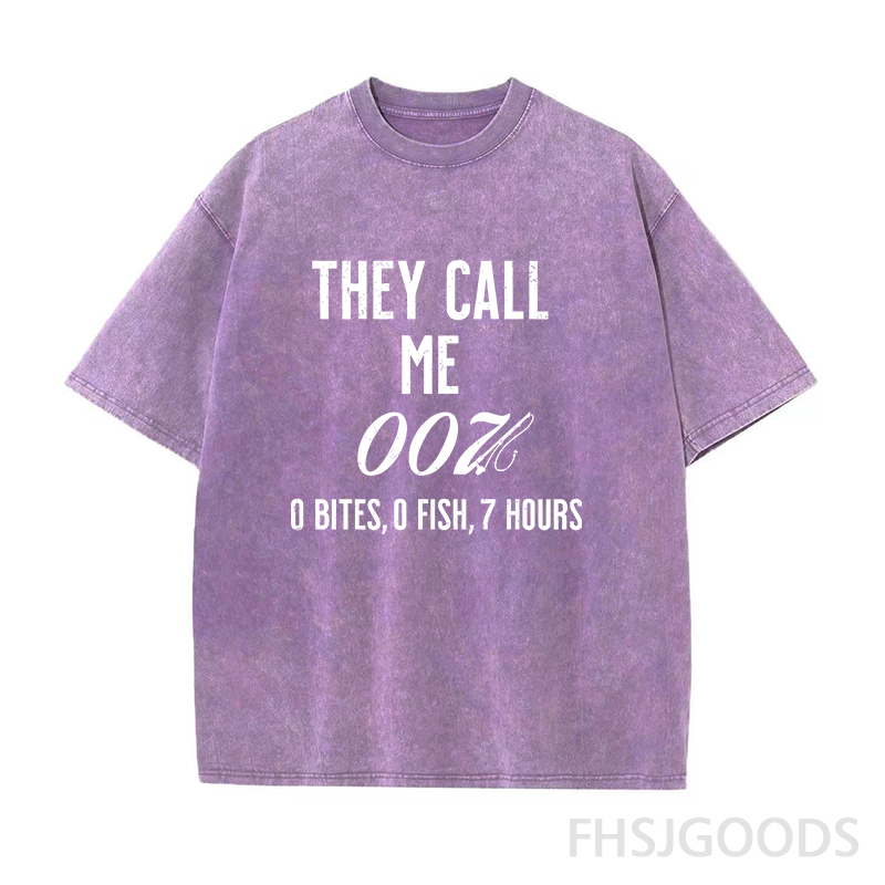 They Call Me 007 Unisex Distressed T-Shirt