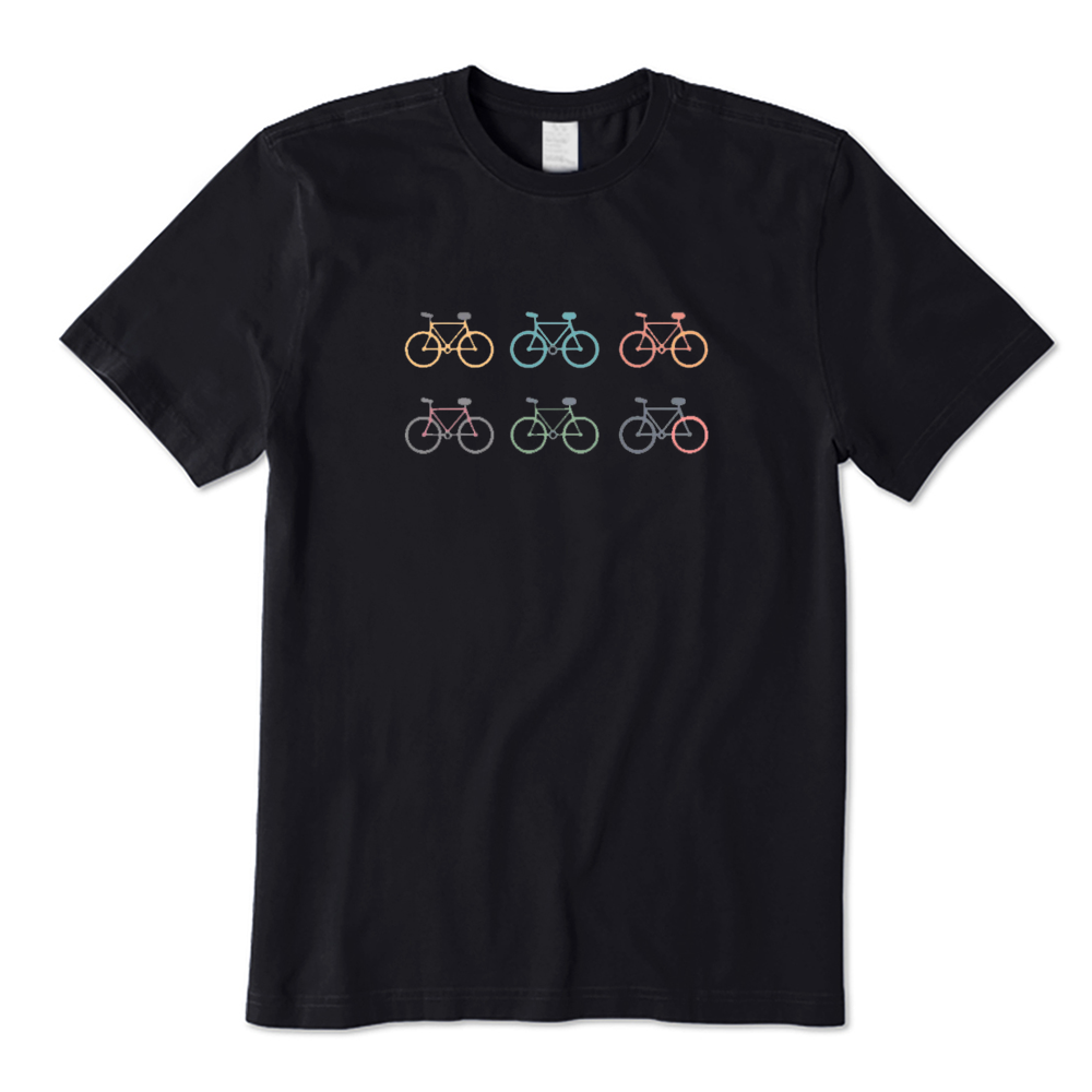 Colorful Vintage Bicycles T-shirt