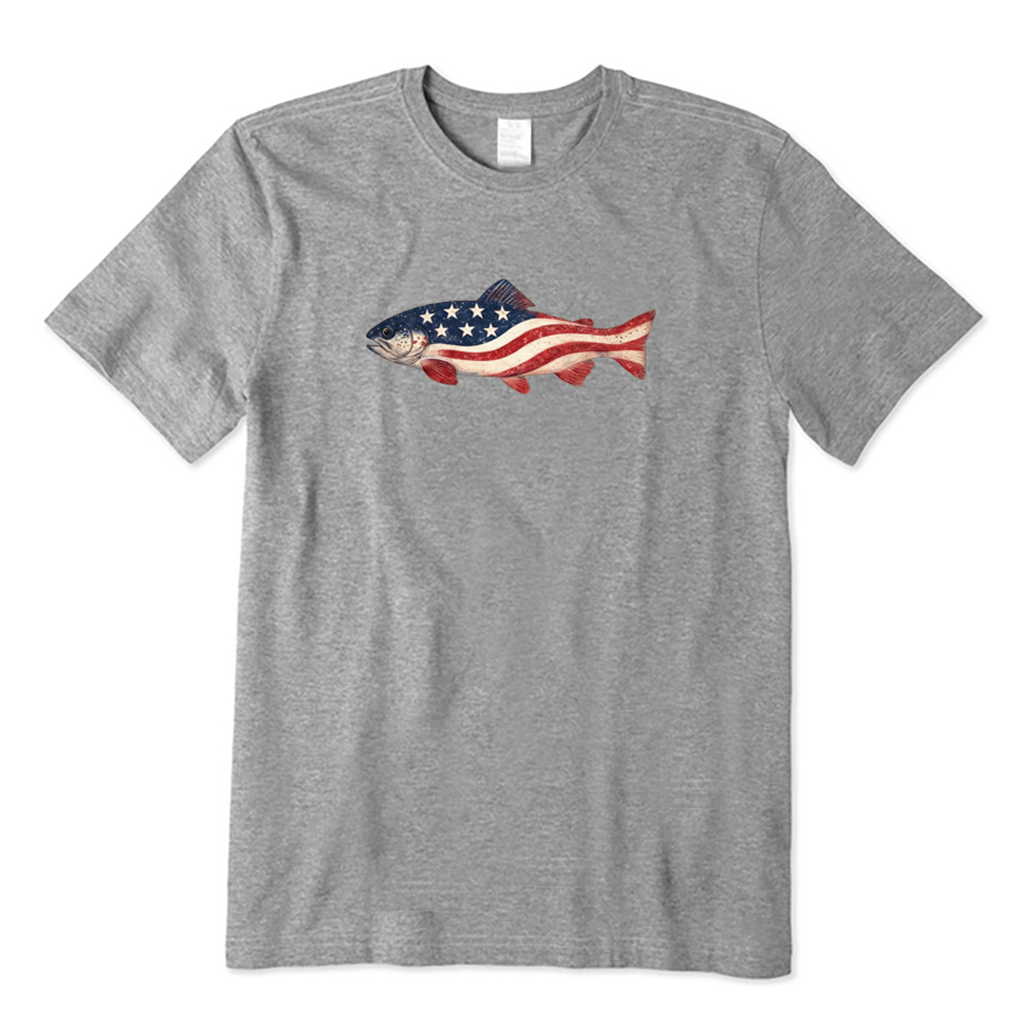 Trout American Flag T-shirt