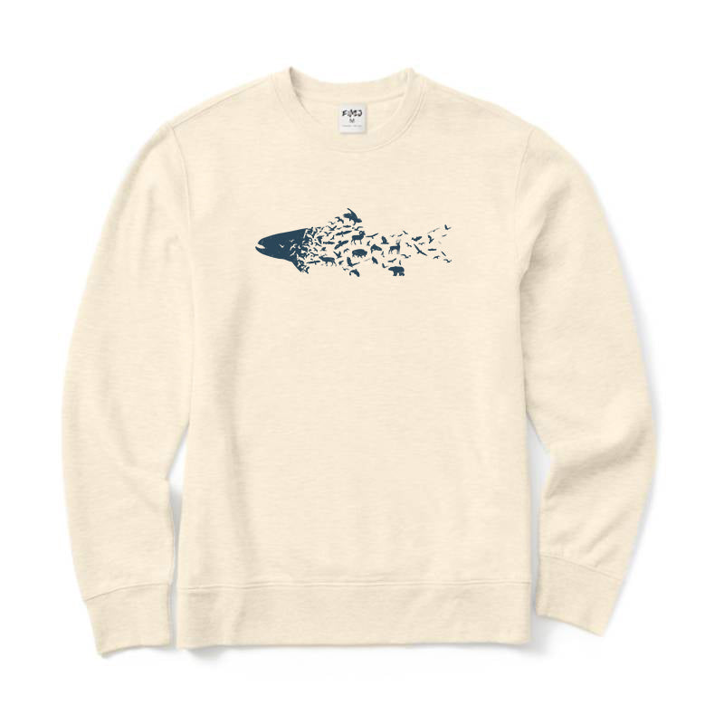 Fish and Animals Crewneck Sweatshirt