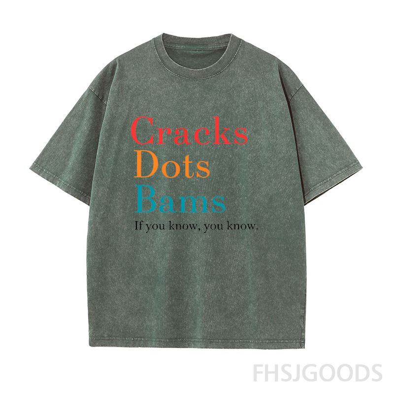 Cracks Dots Bams If You Know You Know Mahjong Unisex Distressed T-Shirt