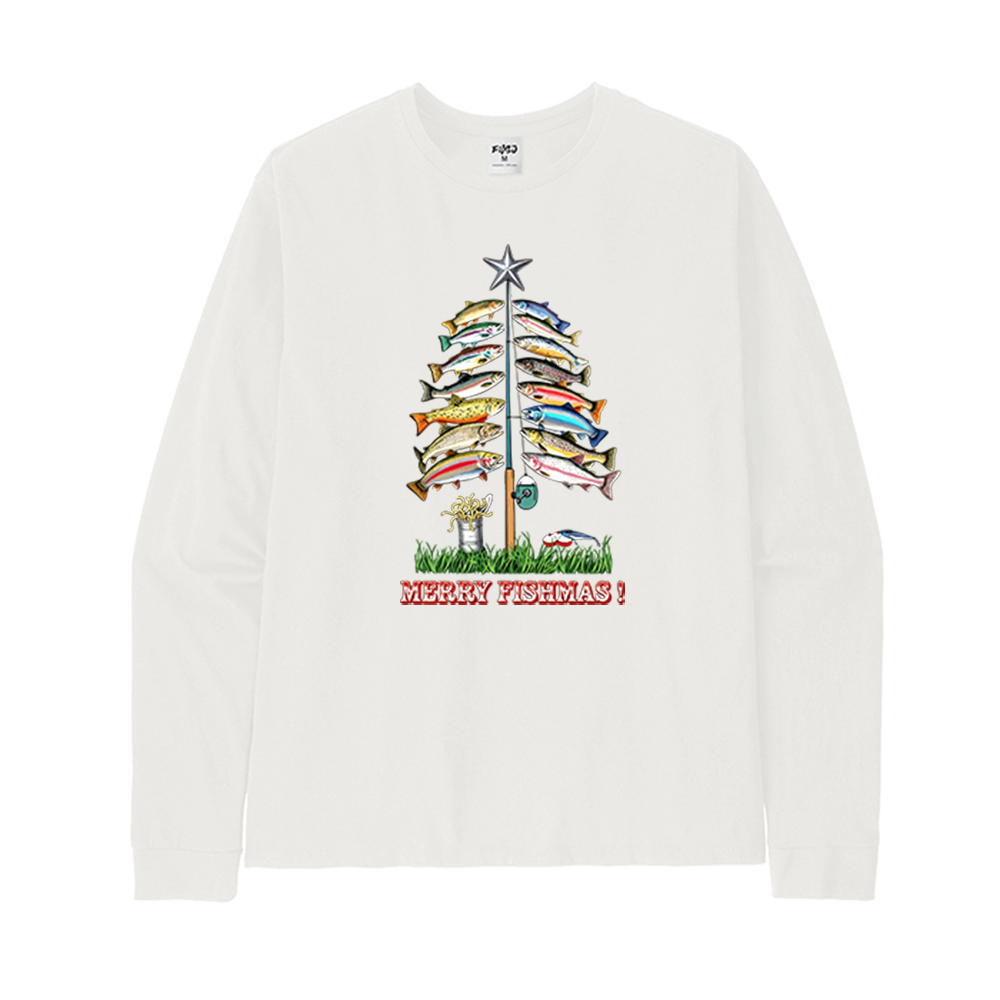 Merry Fishmas Christmas Fishes Tree Long Sleeve T-Shirt