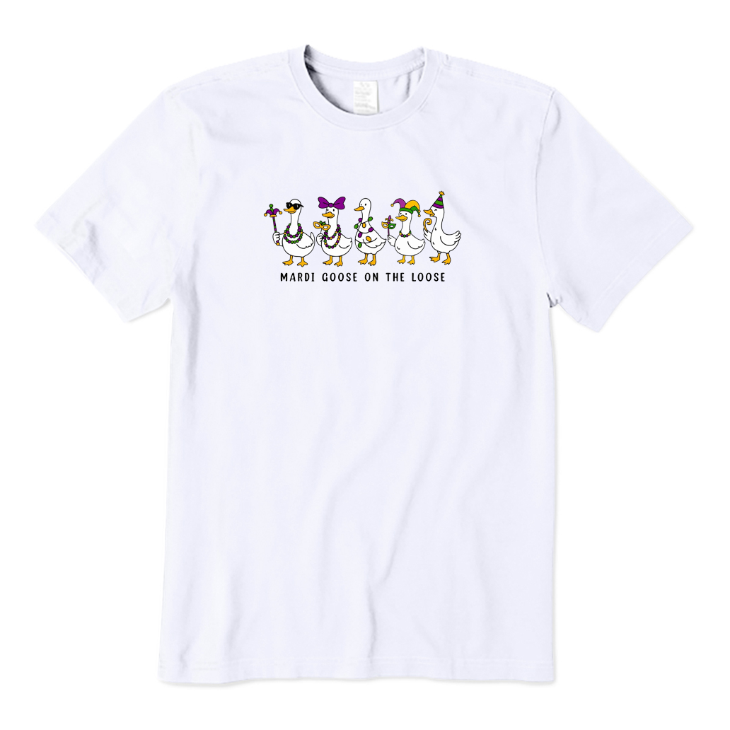 Mardi Gras Silly Goose T-shirt