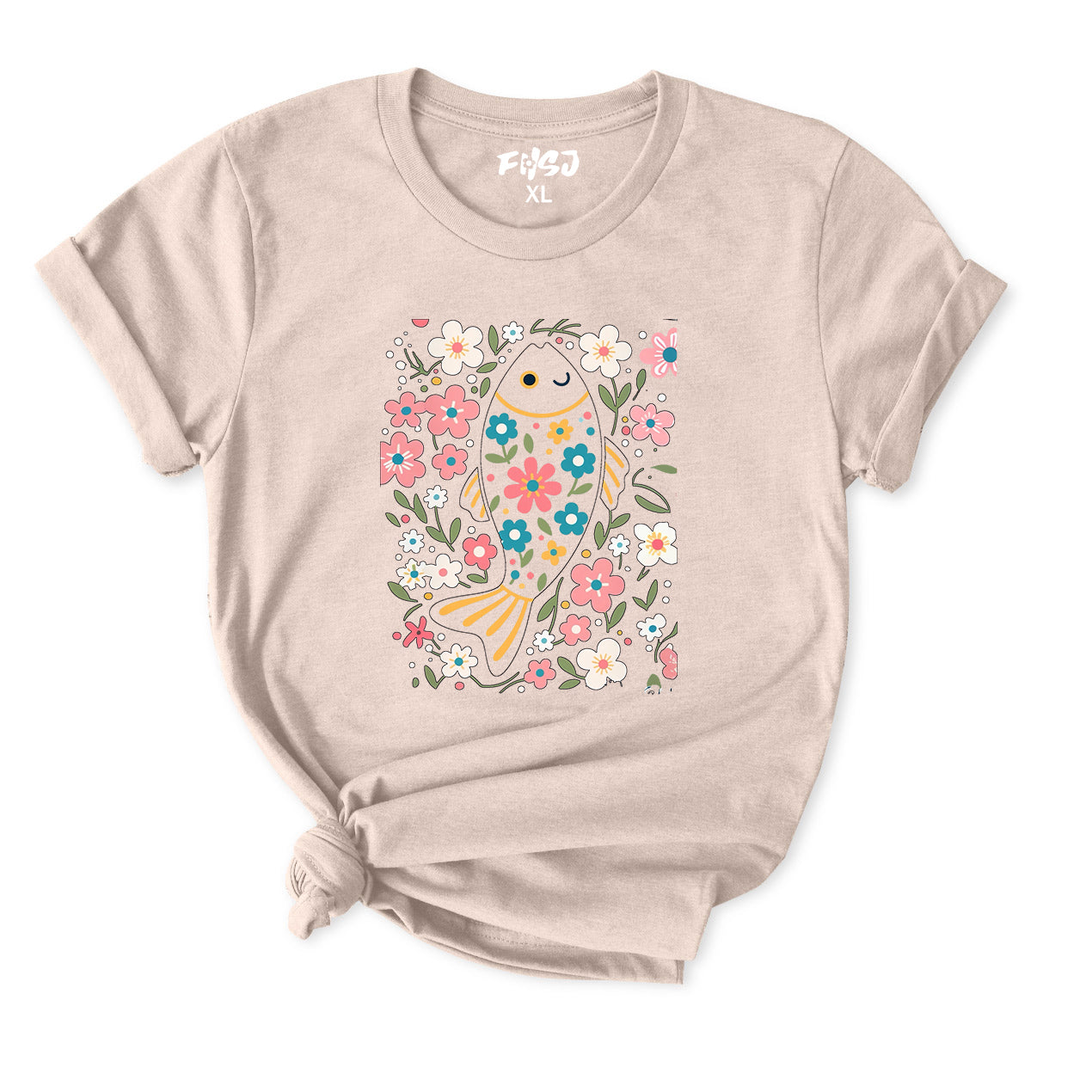 Floral fish T-Shirt for Women