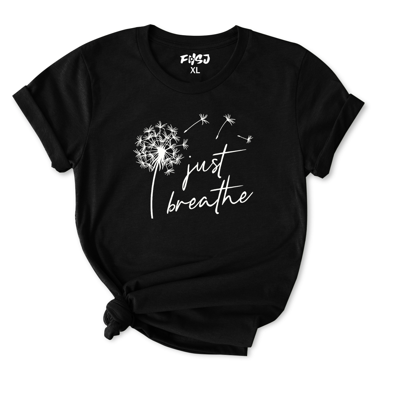 Just Breathe Dandelion Yoga T-Shirt for Women