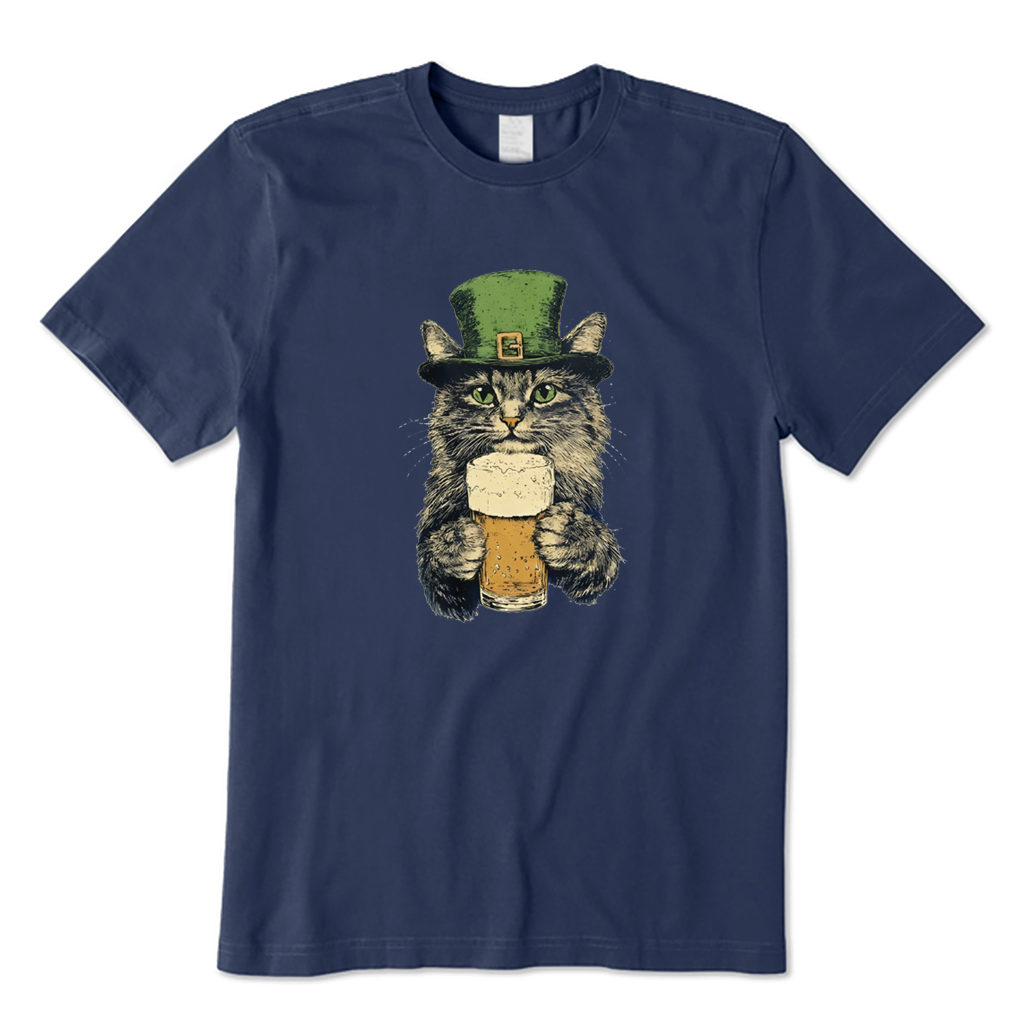 St Patrick's Day Cat T-shirt