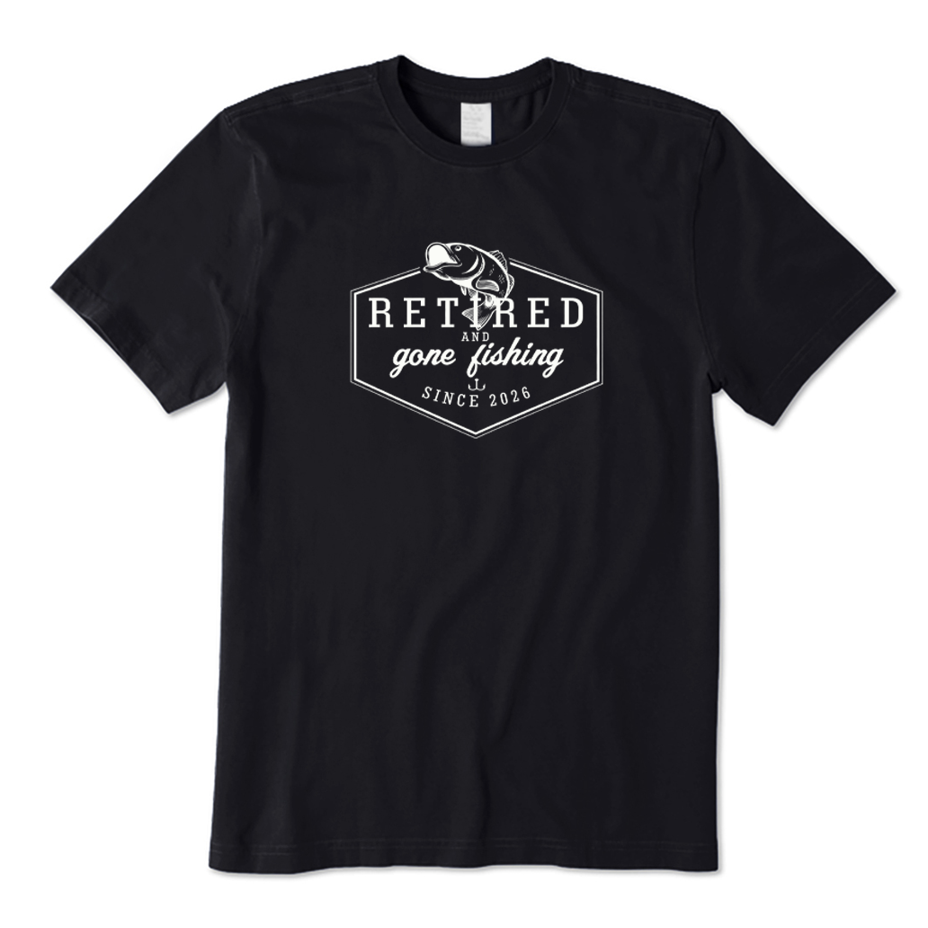 Retired and Gone Fishing T-shirt