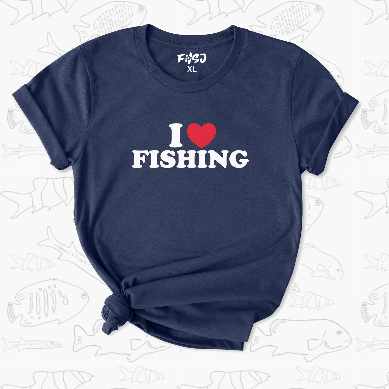 I Love Fishing T-Shirt for women