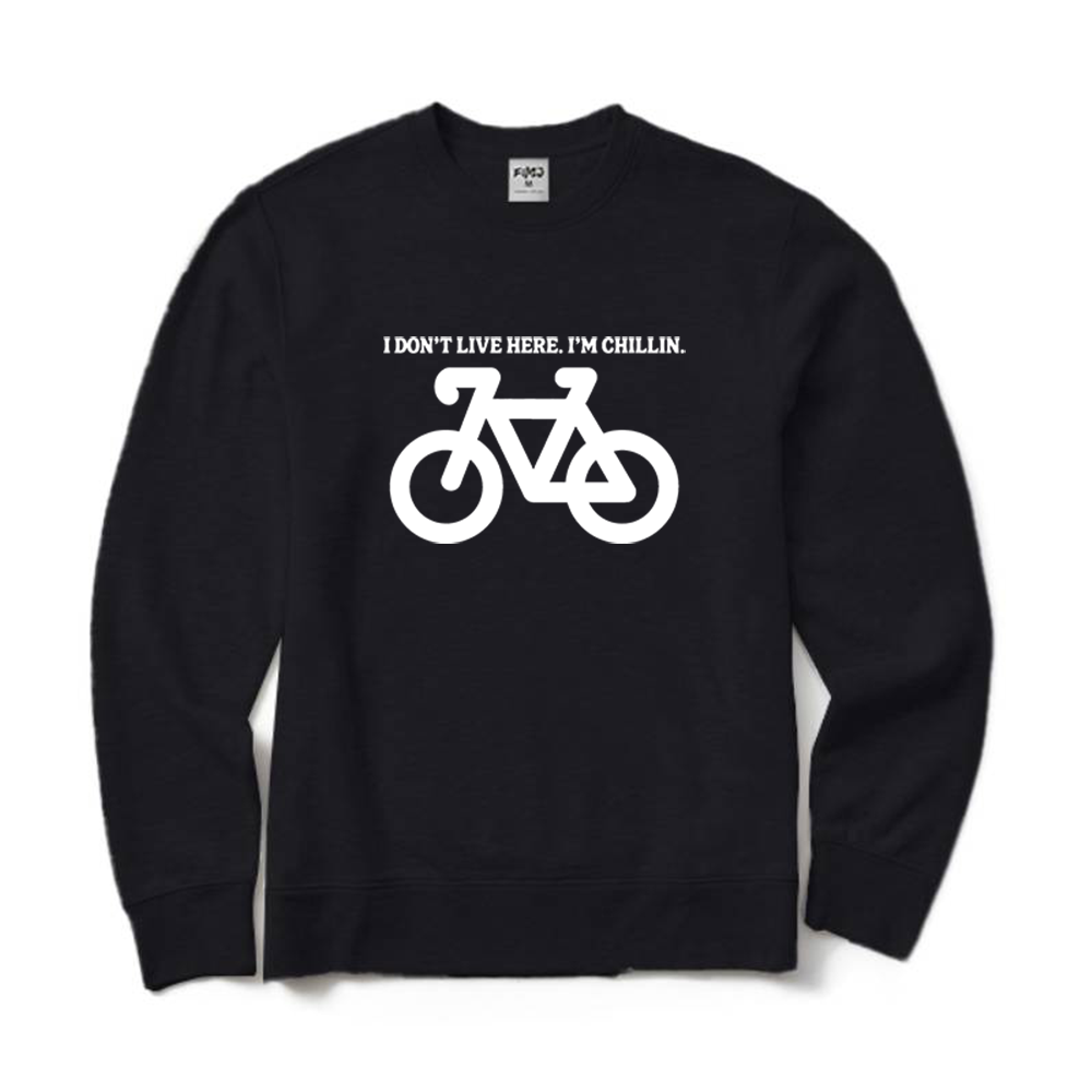 I'm Chillin' Bicycle Crewneck Sweatshirt