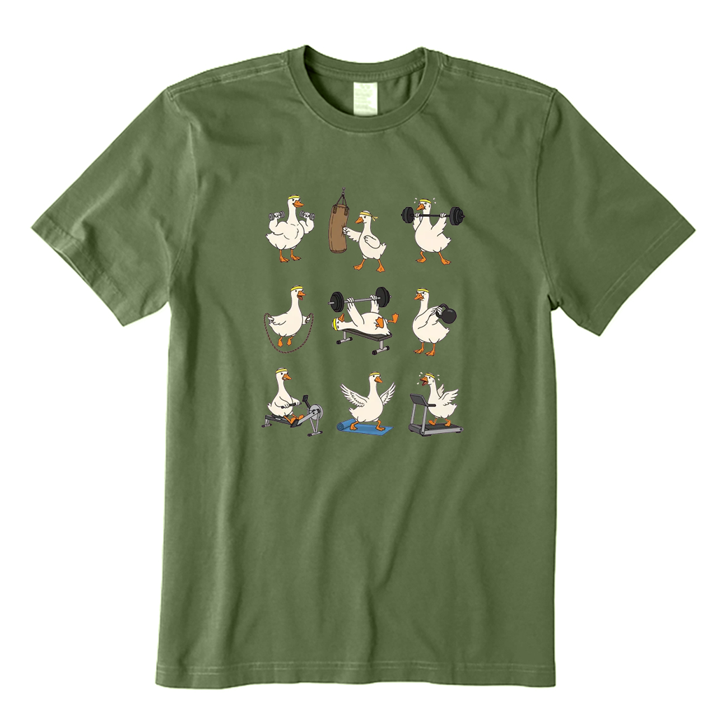 Funny Goose Workout T-shirt