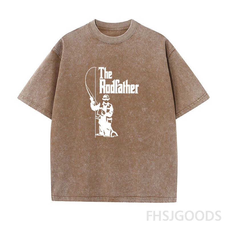 The Rodfather Unisex Distressed T-Shirt