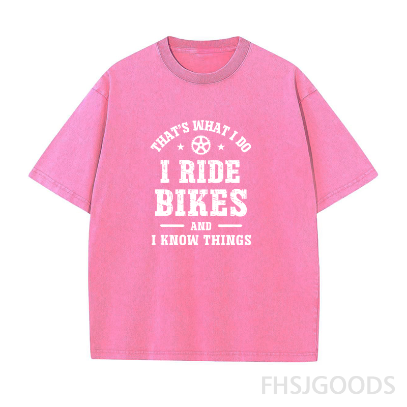 Mountain Bike Unisex Distressed T-Shirt
