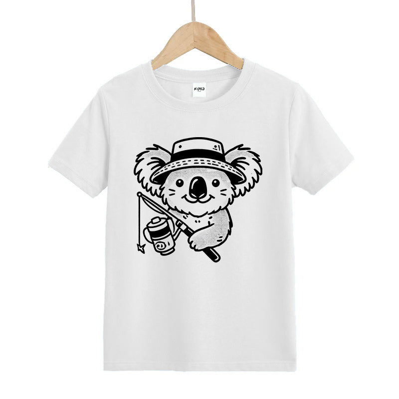 Fisherman Koala Kids T-Shirt