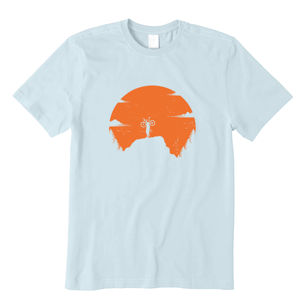 Sunset Mountain Biking T-shirt