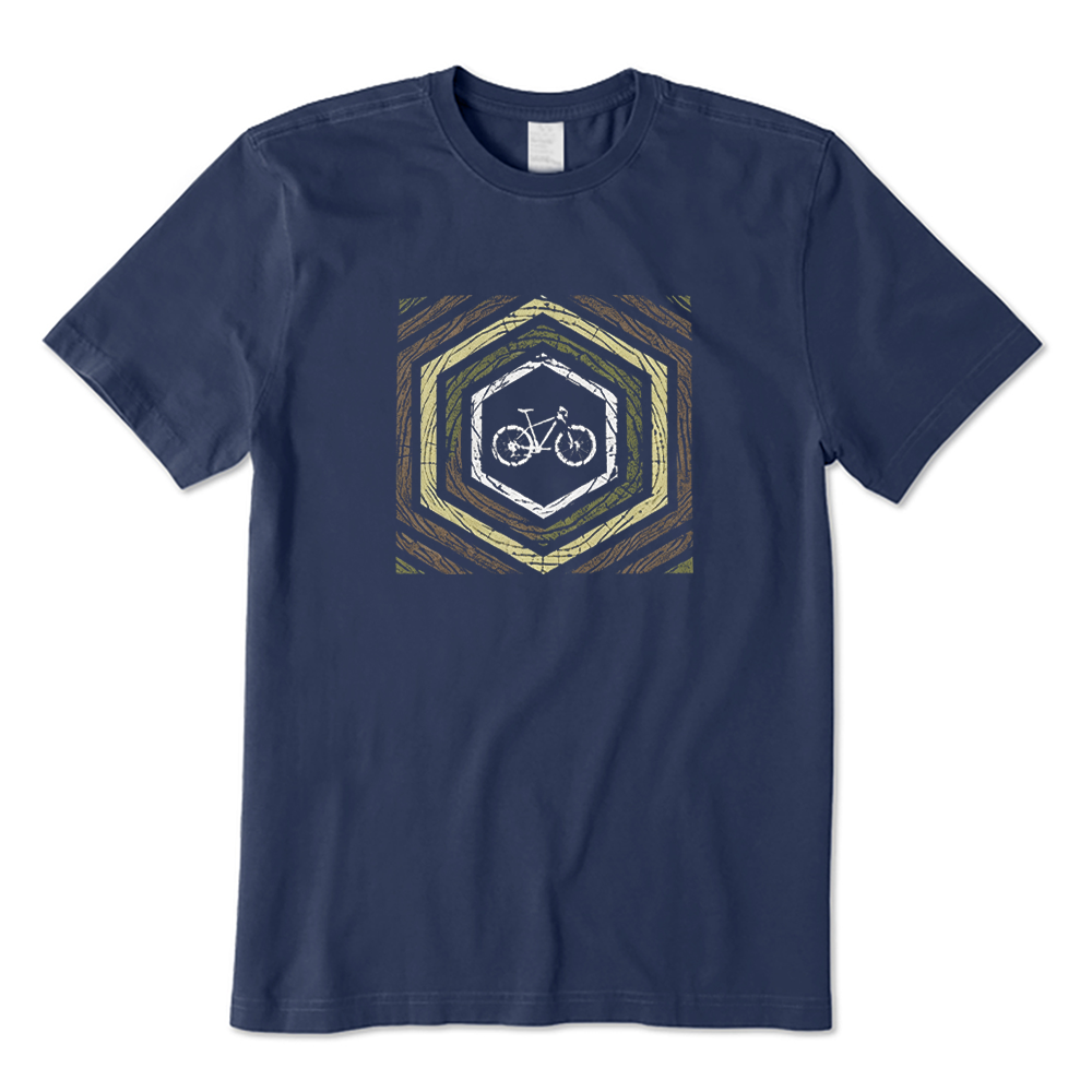 Vintage Hexagon Mountain Bike T-shirt