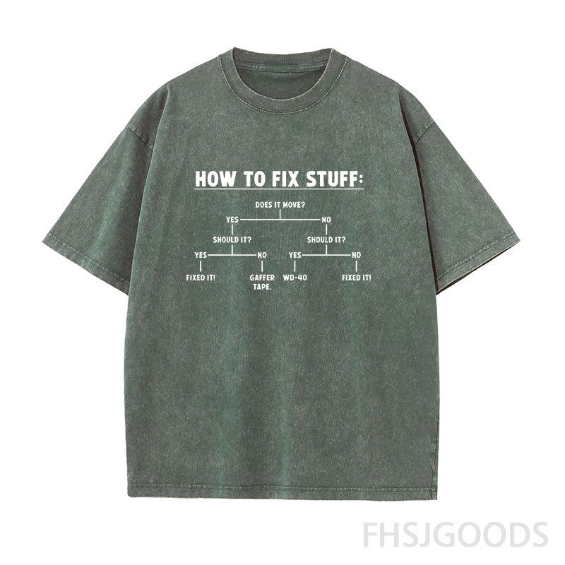 How To Fix Stuff Unisex Distressed T-Shirt