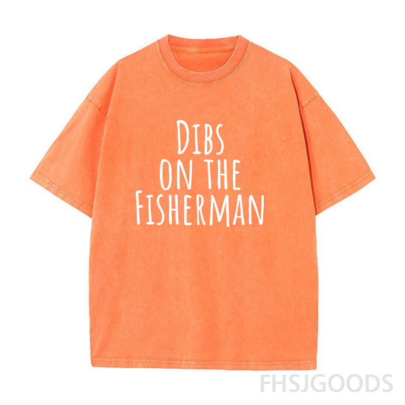 Dibs on The Fisherman Unisex Distressed T-Shirt