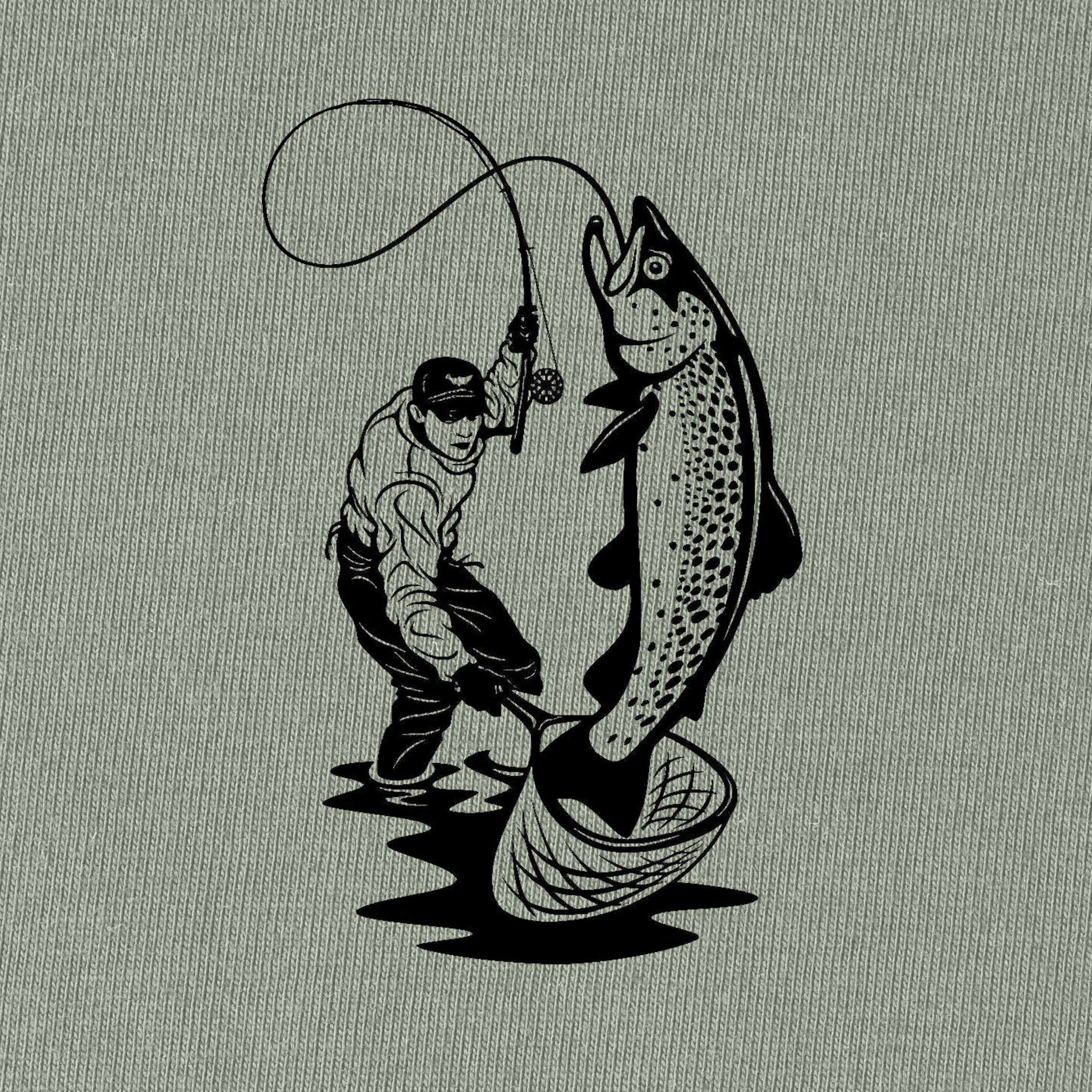 SALMON FLY Fishing T-Shirt