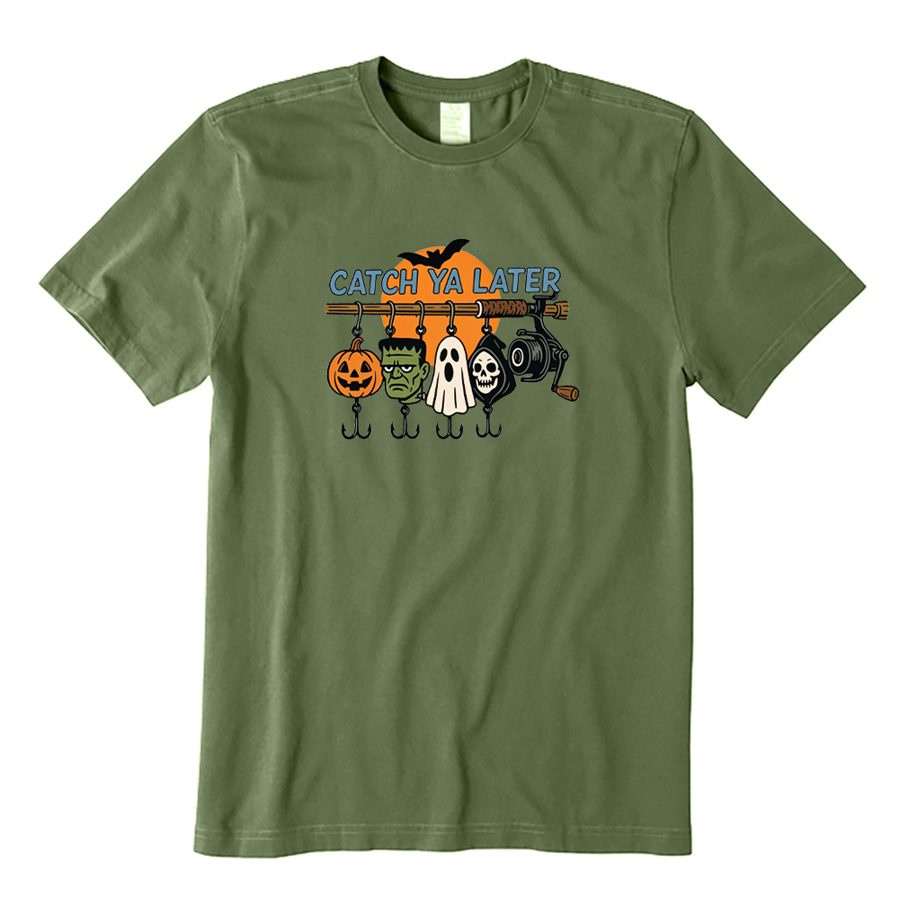 Catch Ya Later Halloween Fishing T-Shirt