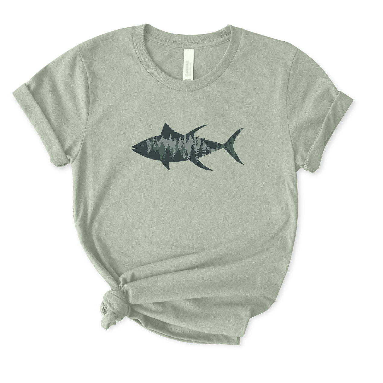 Fish Landscape T-Shirt FOR WOMEN