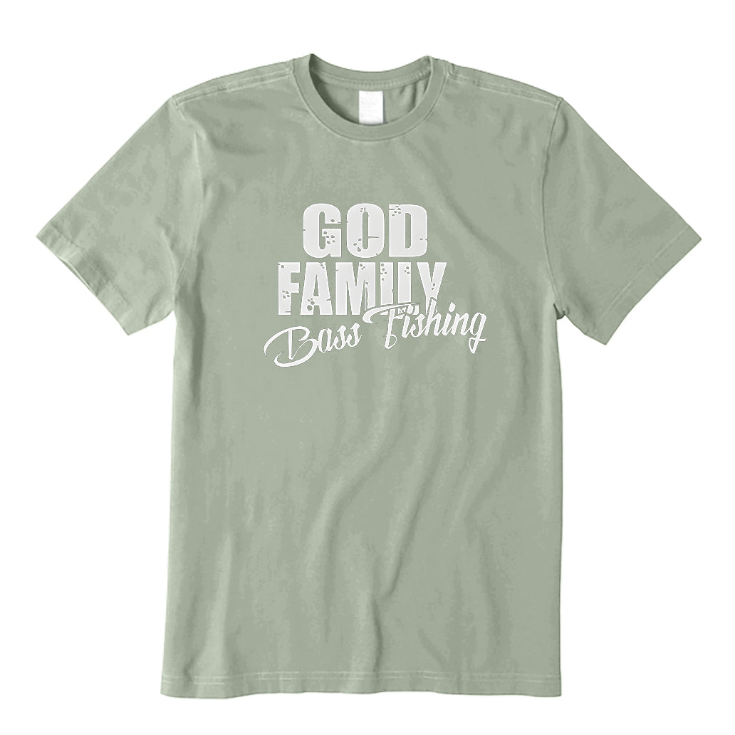 God Family Bass Fishing T-Shirt