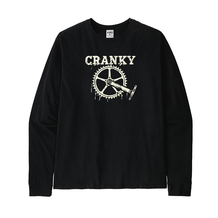 Cranky Cycling Bike Long Sleeve T-Shirt