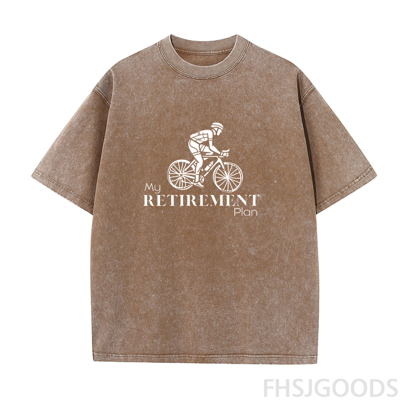 Cyclist Retirement Unisex Distressed T-Shirt