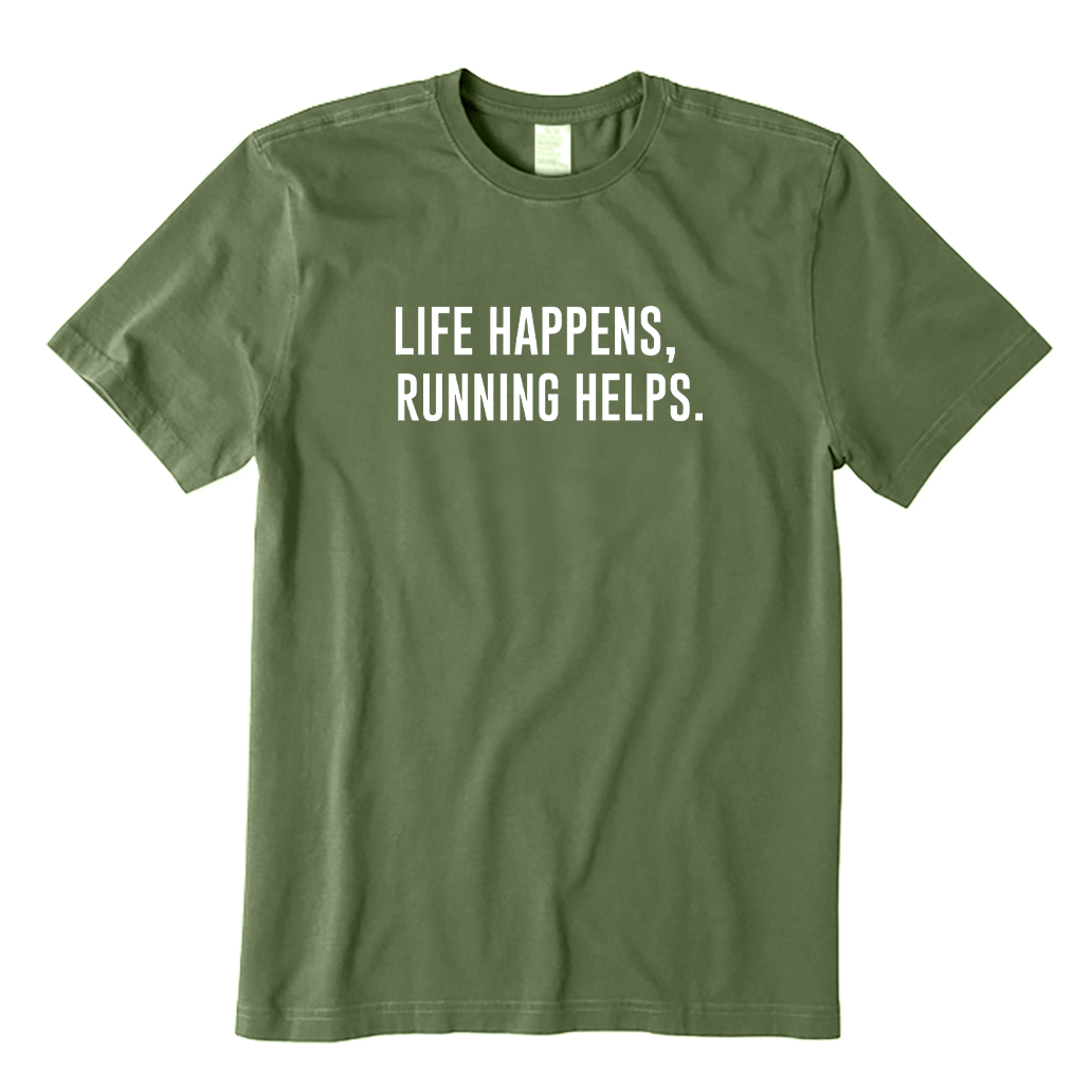 Life Happens Running Helps T-shirt